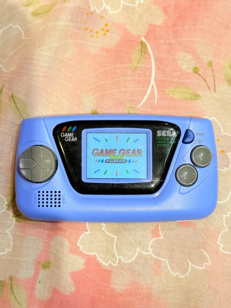【動作確認済】ゲームギア　ミクロ　ブルー