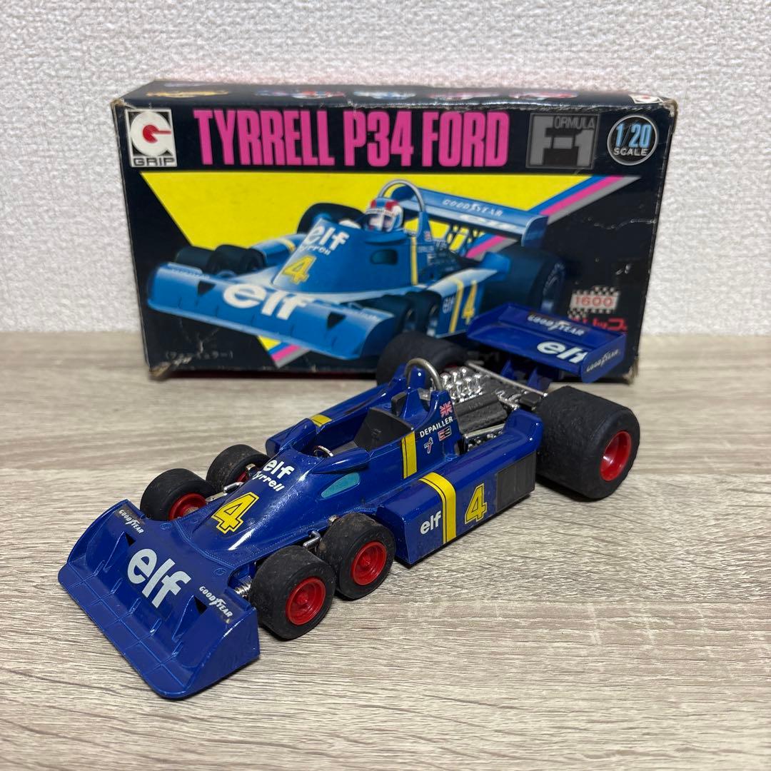 エーダイ　グリップテクニカ　タイレルP34 フォード　1/20 当時のもの　F1