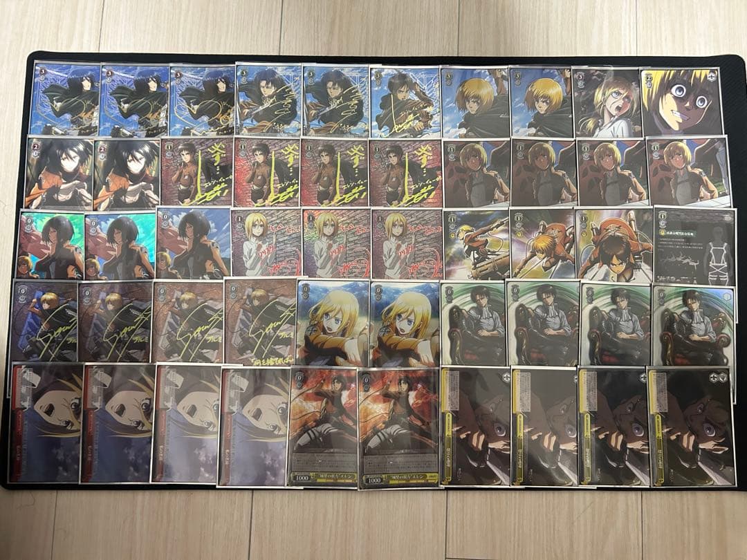 ヴァイスシュヴァルツ　進撃の巨人　フルレア　デッキ　サイン　sp