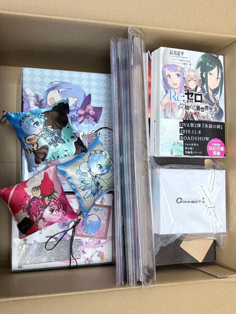Re:ゼロ引退 キャラクター書籍グッズセット