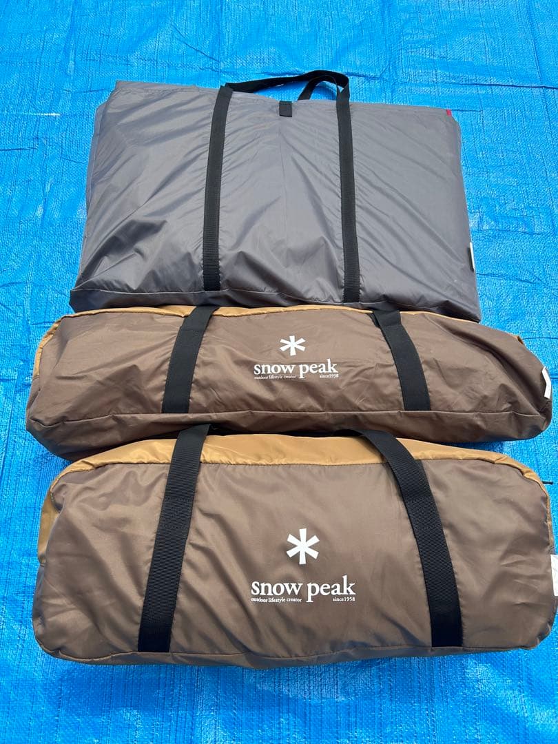 美品 スノーピーク エントリーパックTT マットシートセット SET-250RH