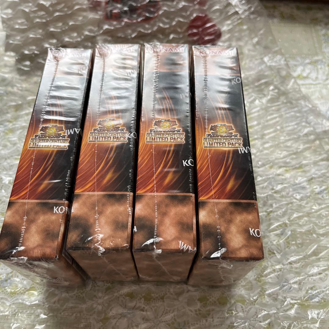 遊戯王 QUARTER CENTURY LIMITED PACK 4BOX