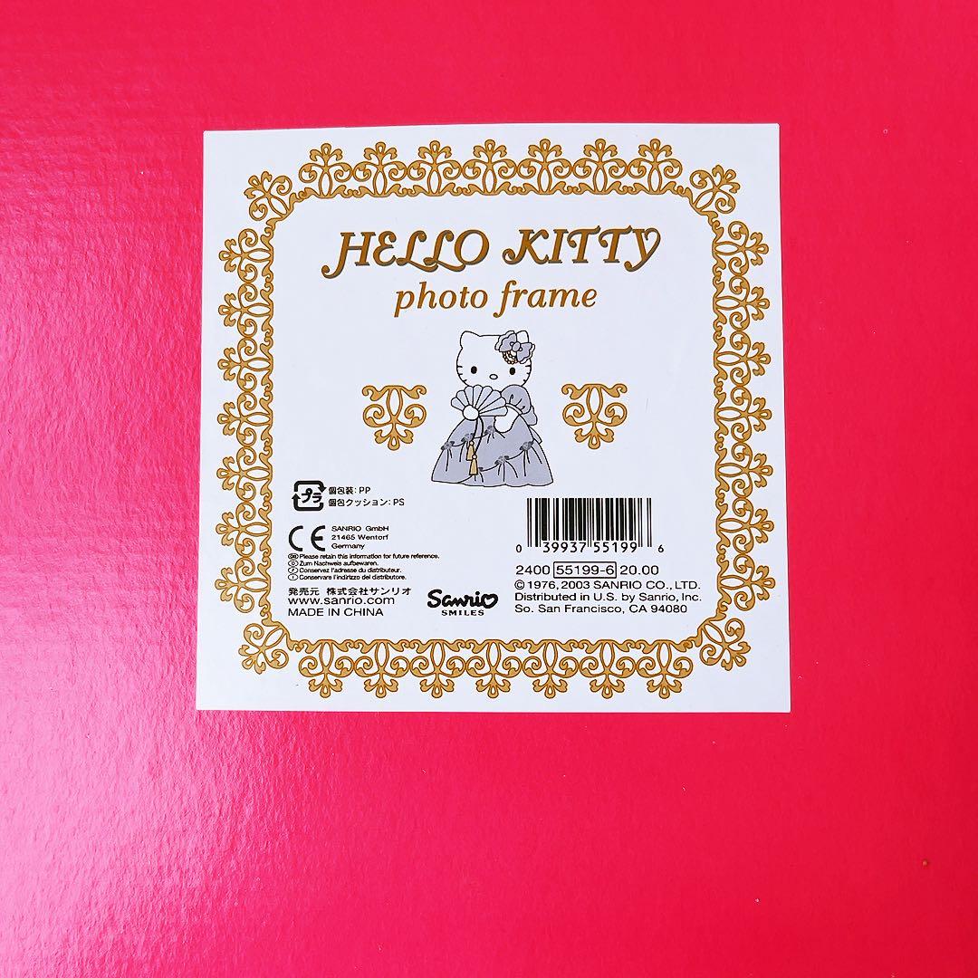 希少激レア　ハローキティ　USA フォトフレーム　2003 ドレス　サンリオ