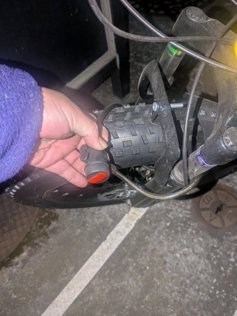 折りたたみ20インチファットタイヤ自転車