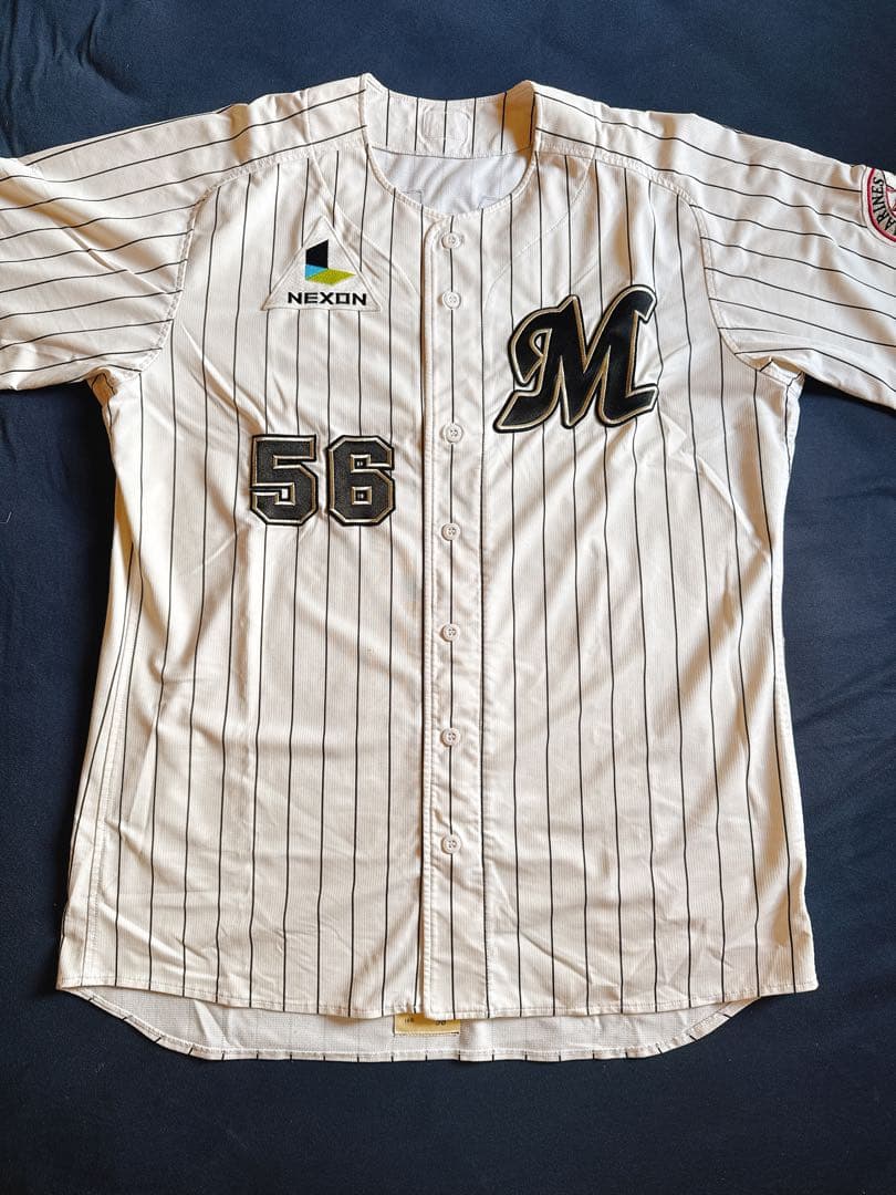 原嵩 56 ユニフォーム NPB 千葉ロッテマリーンズ