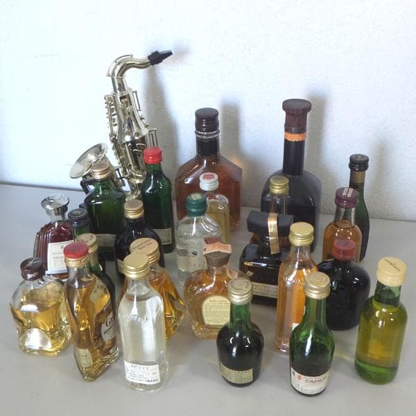 古酒 ミニボトル ウィスキー リキュール など まとめて 25本セット