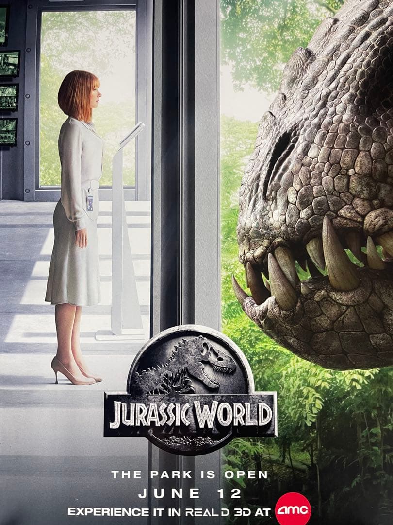 *枚数限定*映画館用片面印刷ポスターUS版:ジュラシックワールド