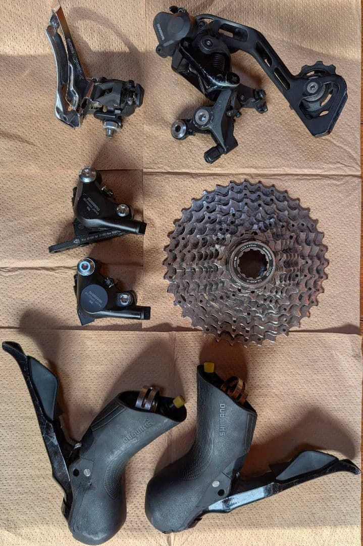 SHIMANO GRX400(2×10スピード)コンポセット