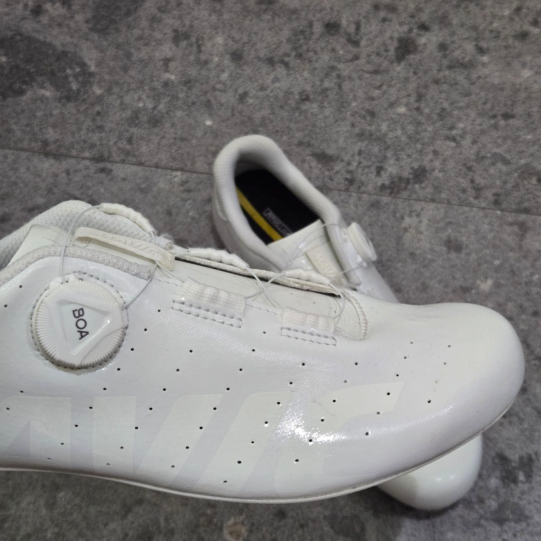 【美品・希少】MAVIC COSMIC BOA オールホワイト 27cm