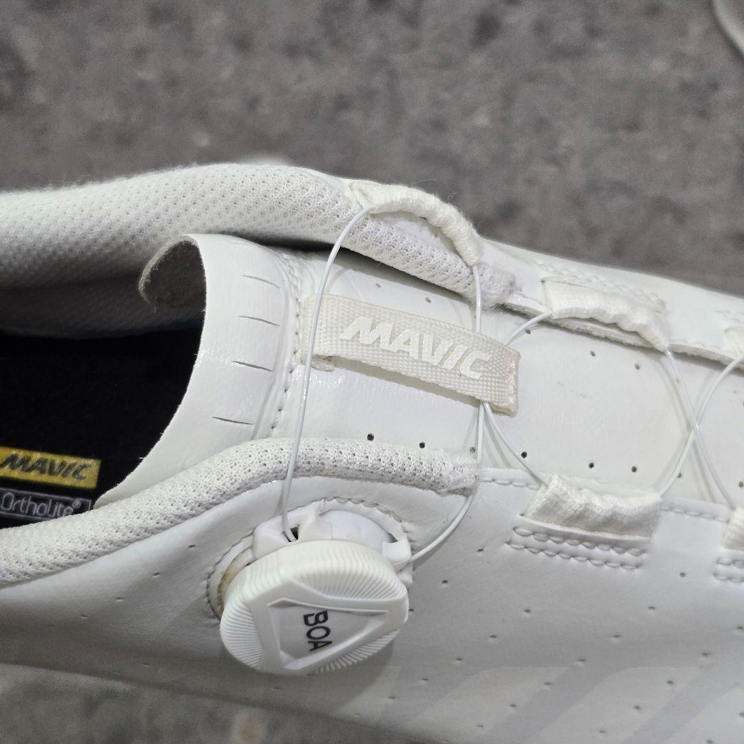 【美品・希少】MAVIC COSMIC BOA オールホワイト 27cm