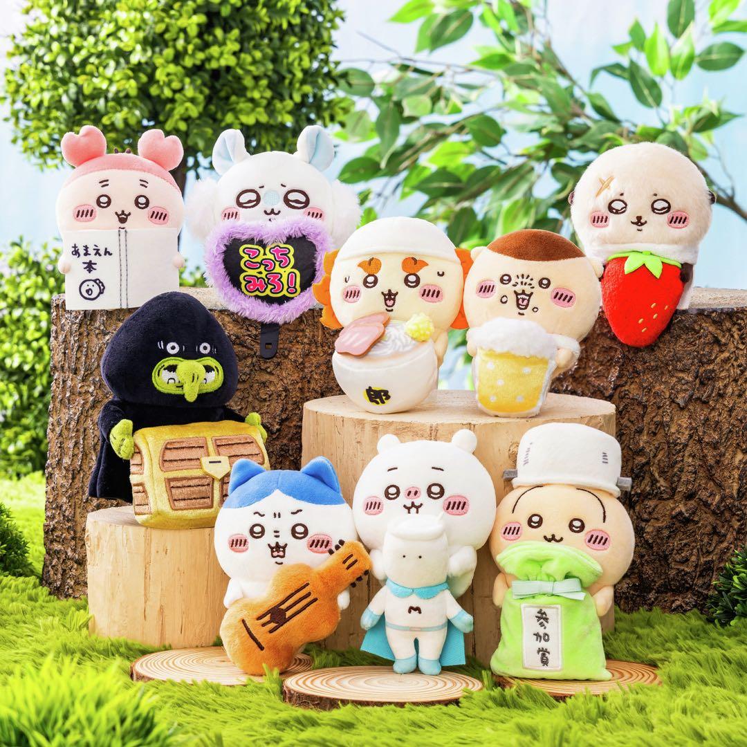 デスクトップから見守るひっかけぬいぐるみ　ちいかわ全種セット新品未開封　おまけ付