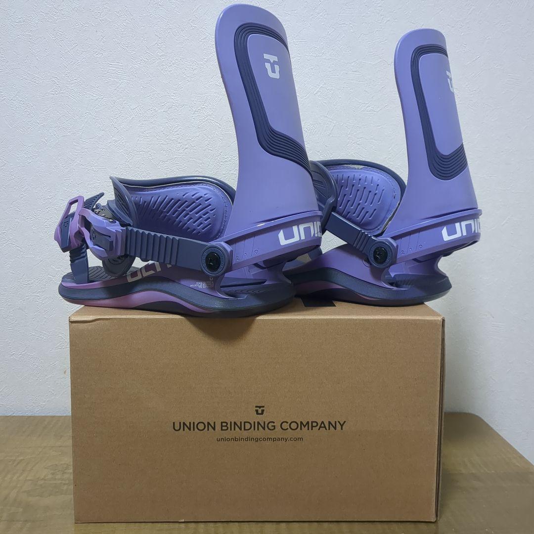 UNION ULTRA スノーボードビンディング S パープル