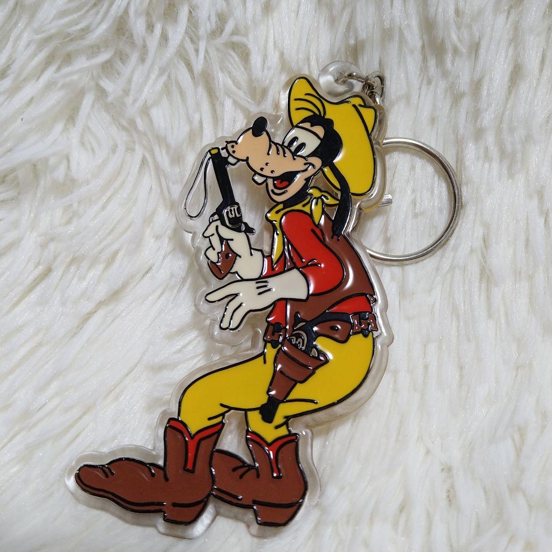 ディズニー　グーフィー　アクリルキーホルダー　レトロ