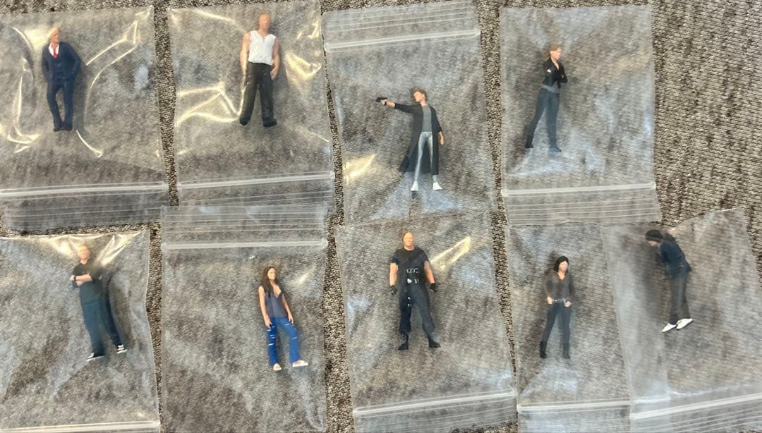【最終セール】ワイスピフィギュア 9体セット 1/64 FAST＆FURIOUS