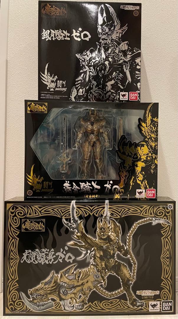 GARO2体とZERO1体合計3体