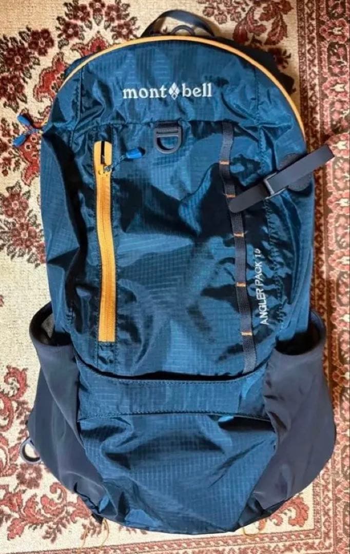 【極美品】モンベル アングラーパック15 ブルーグリーン