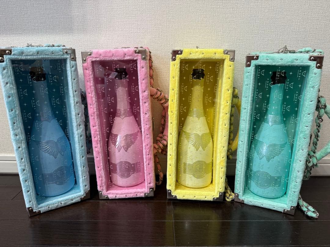 ANGEL Champagneドゥミセック ファータイプ ケース 空き瓶