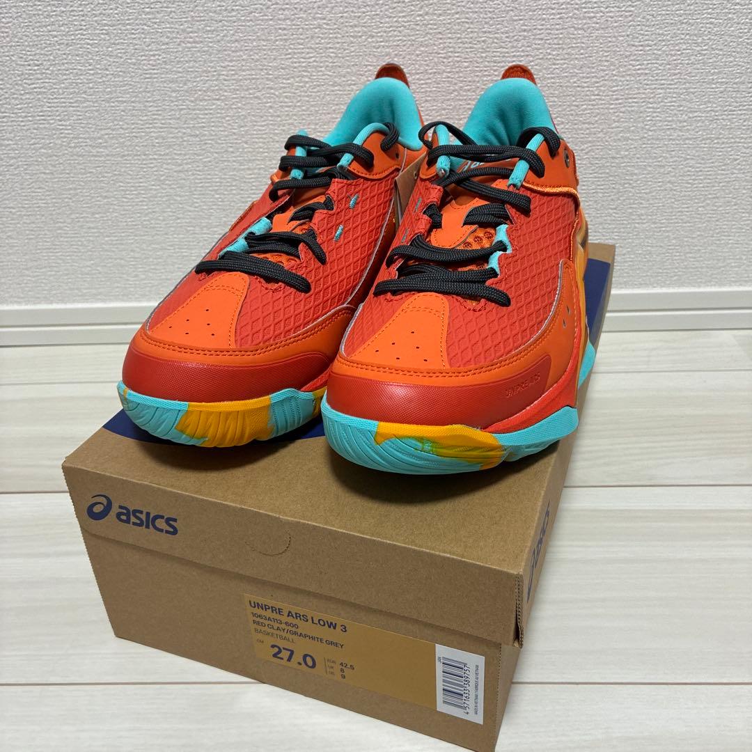 【新品・未使用】ASICS UNPRE ARS LOW 3 27.0cm