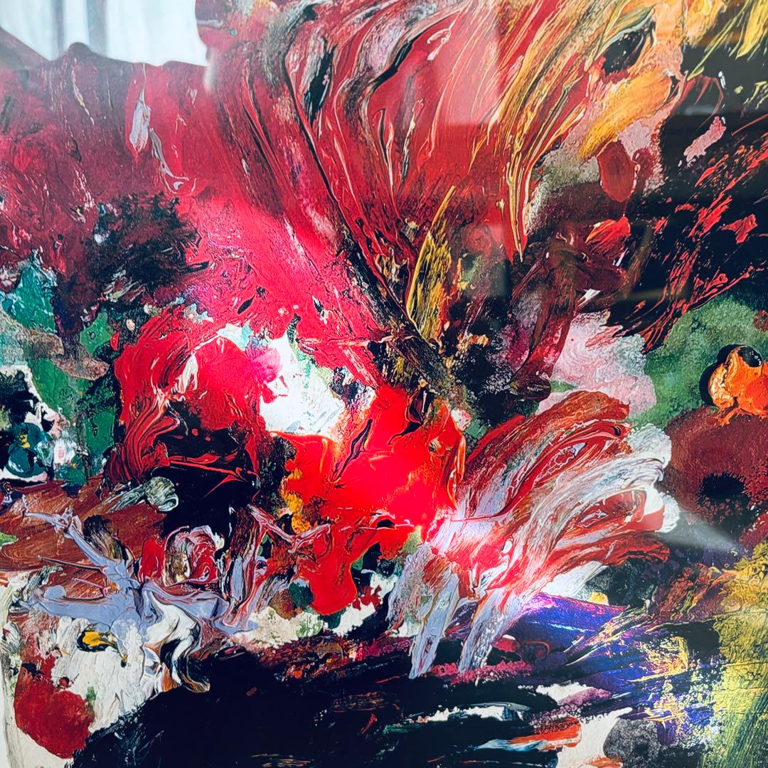 新品正規品 サイ・トゥオンブリー Cy Twombly レアポスター特注額装付き