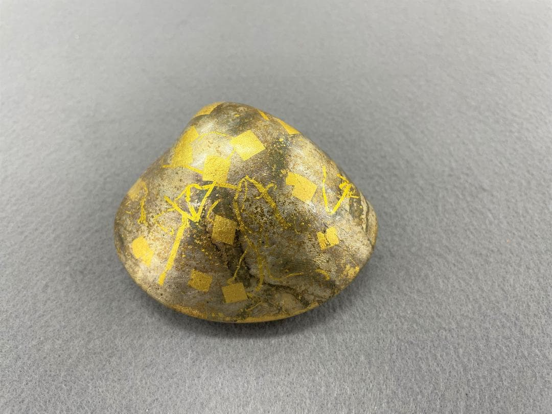 香合 荒井正春作 金箔工芸 共箱　茶道具