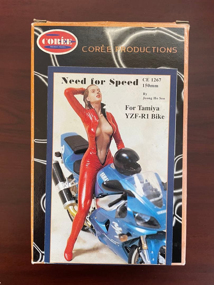 【値下げ】！！バイクガール　レジンフィギュア