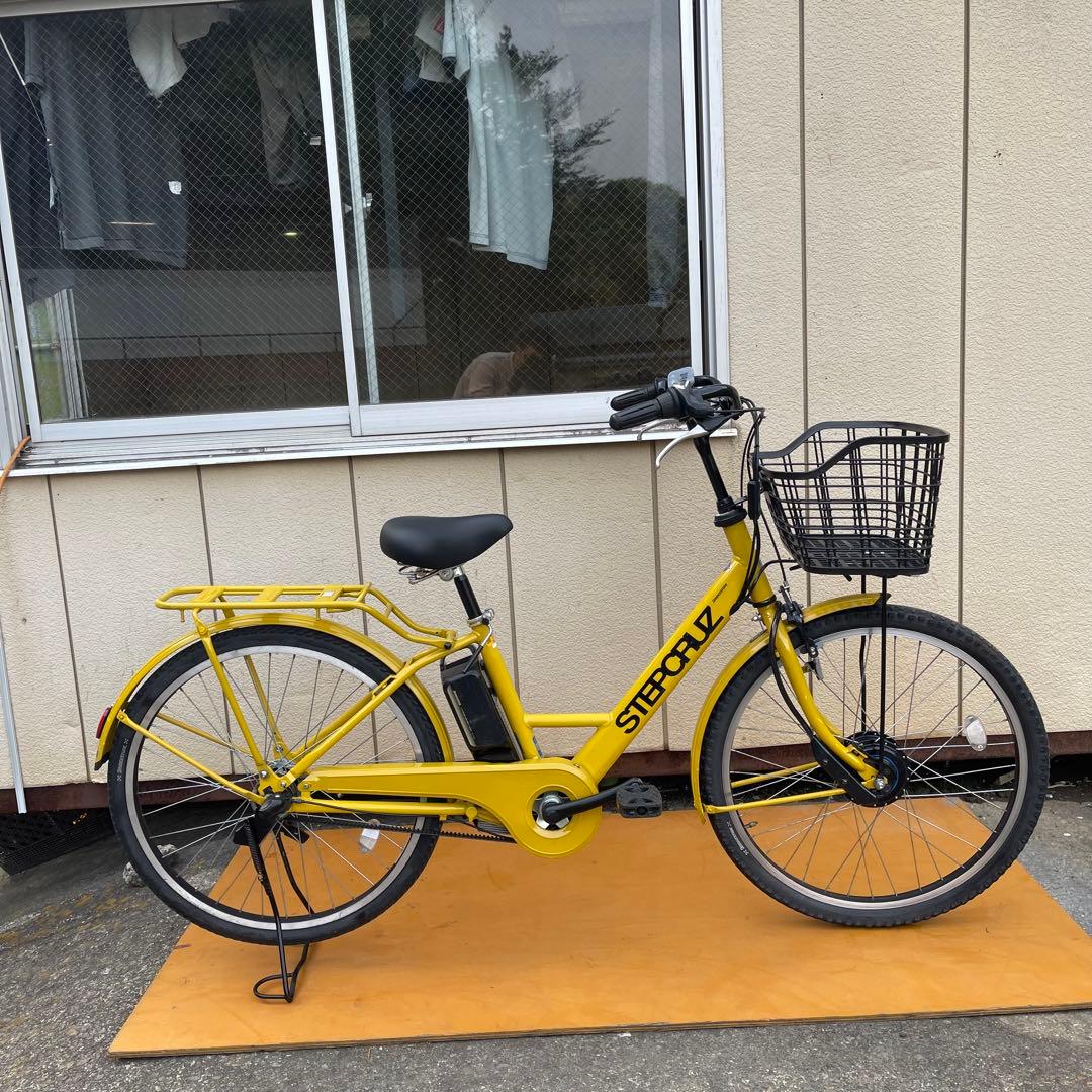 みっちゃん　 電動アシスト自転車　ブリヂストン　マスタードイエロー