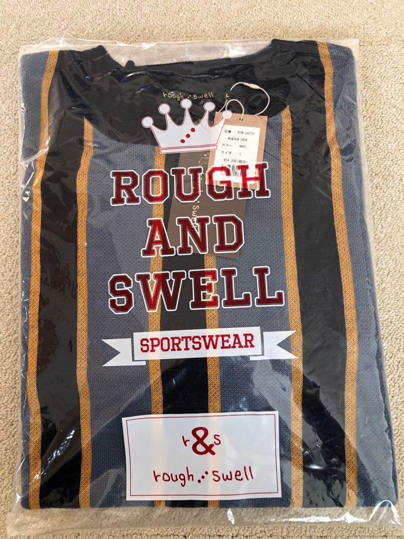 rough&swell クルーネックニット