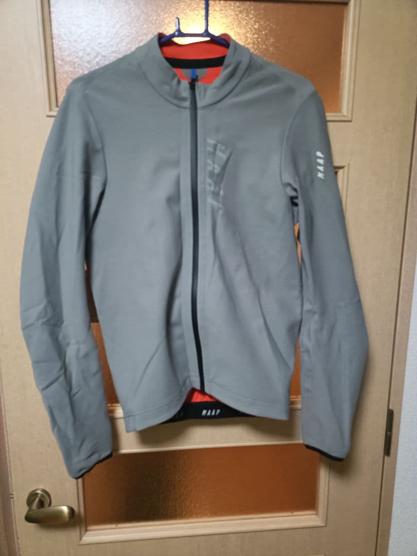 グレー サイクルジャージ LARGEサイズ