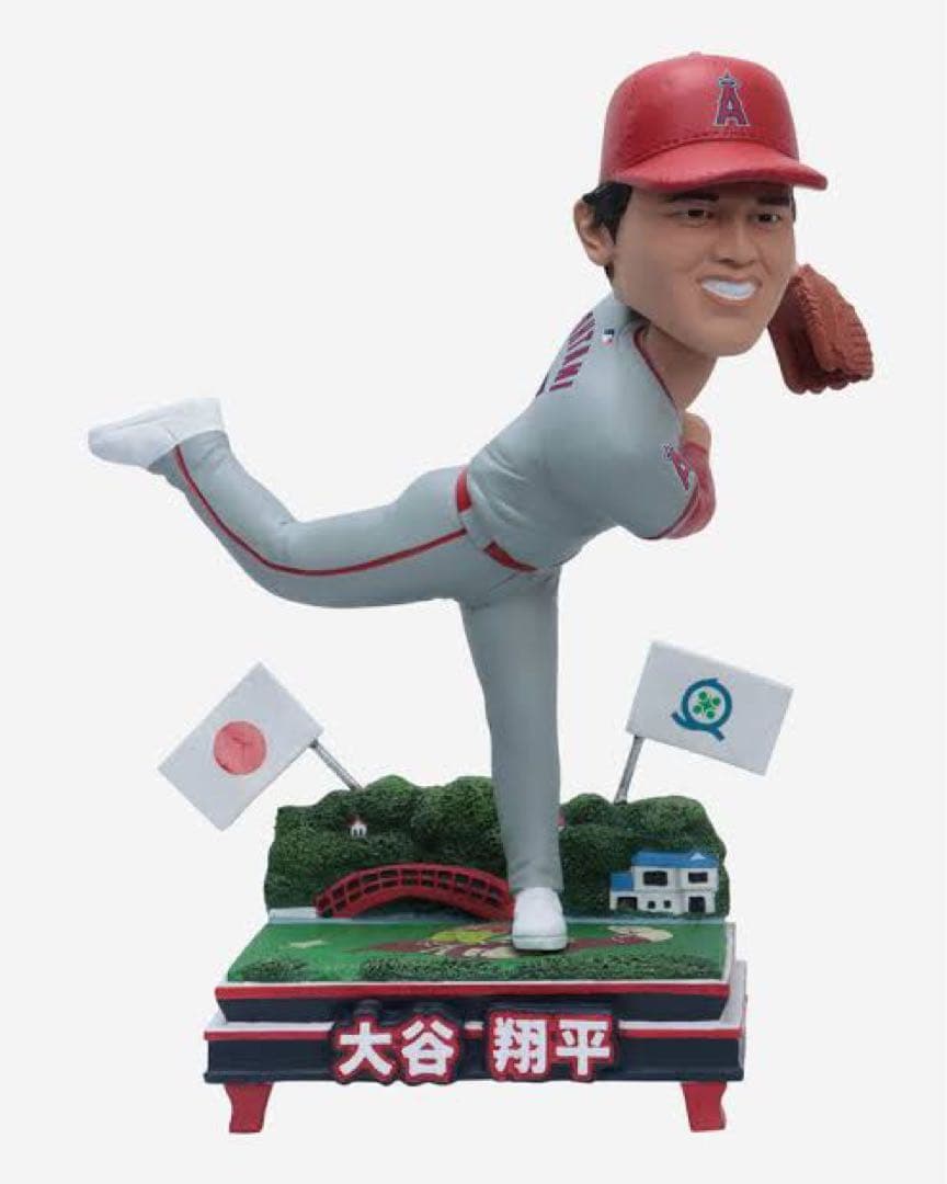 大谷翔平【限定】ボブルヘッド ホームタウン　投手　岩手県 奥州市