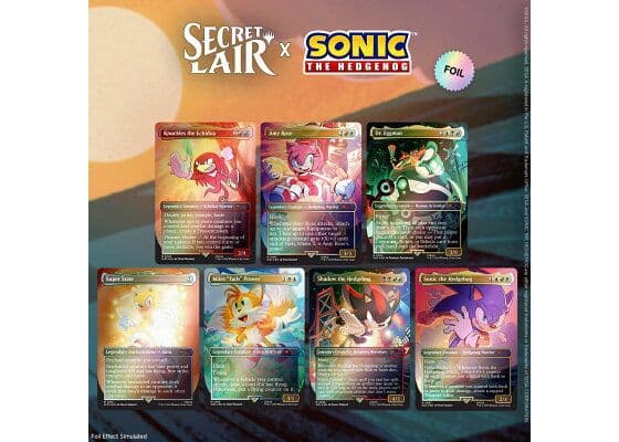 MTG Secret Lair ソニック Foil 3種セット