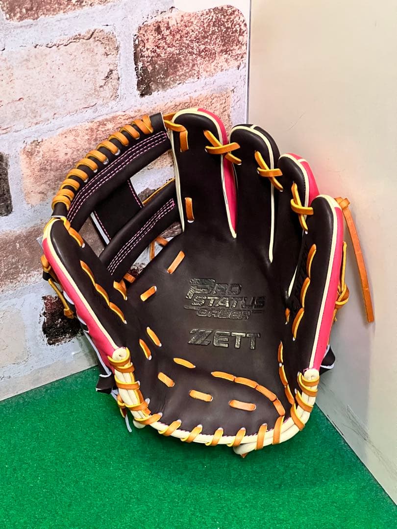⚠️スペシャルオーダー⚠️ゼット 軟式用 オーダーグローブ 内野手用 今宮モデル