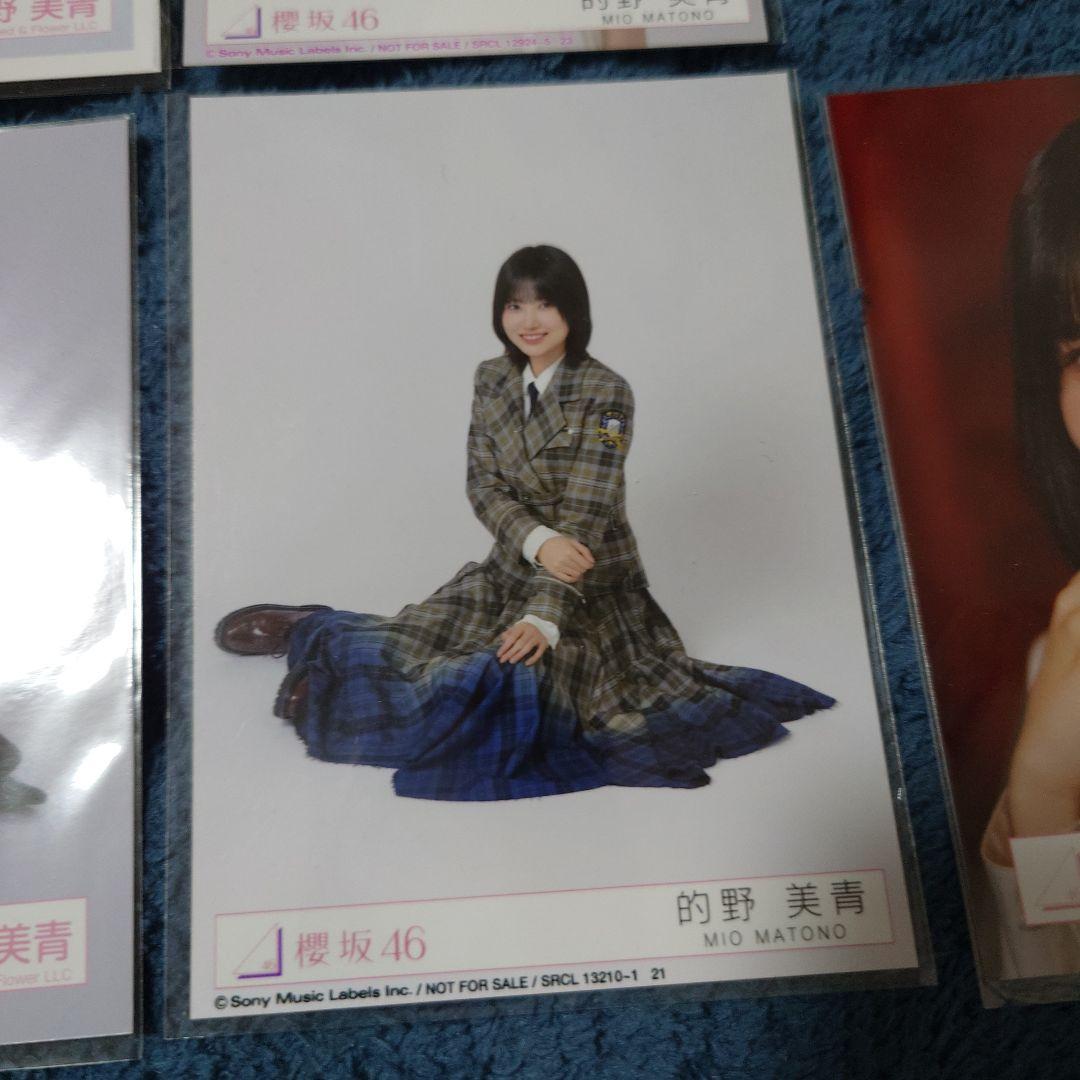 櫻坂46　的野美青　生写真　バラ