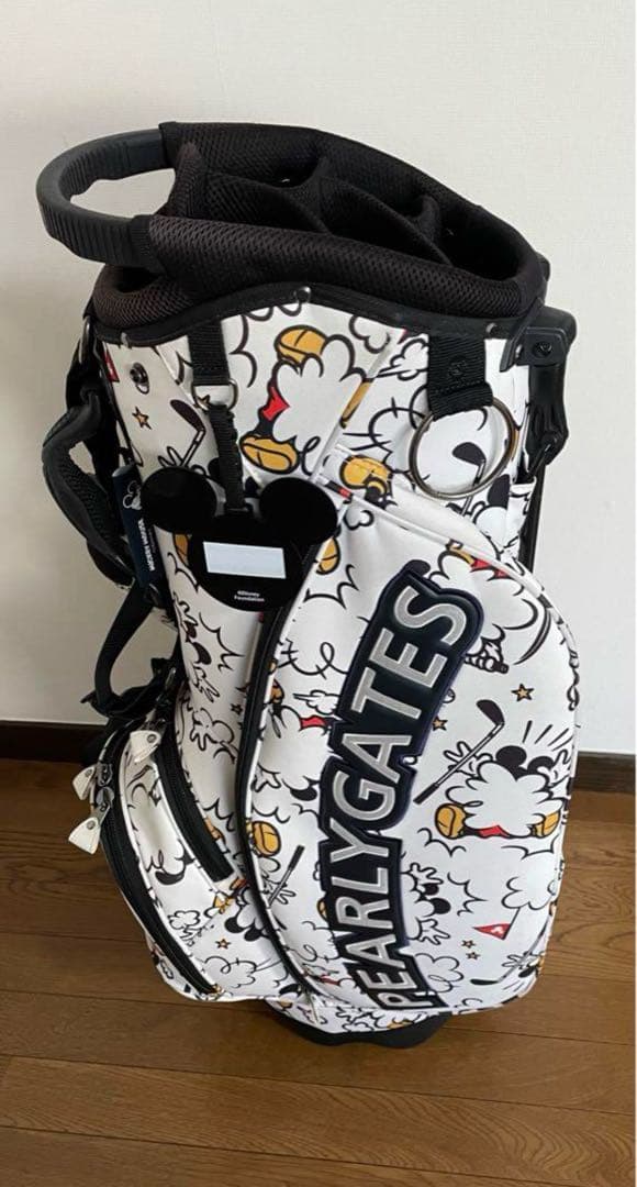 パーリーゲイツ 総柄 スタンド式 キャディバッグ ＜ミッキーシリーズ＞
