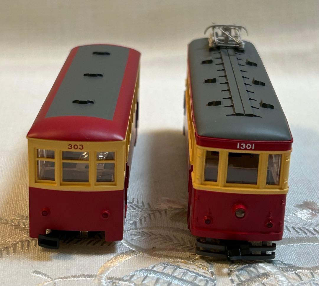 トミーテック 富井電鉄　猫屋線 直通用路面電気機関車＋客車/貨車セット　2両2点