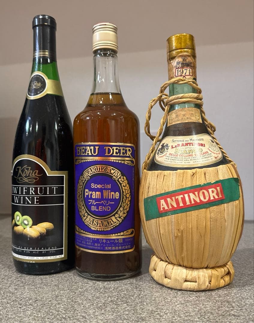 Koha キウイフルーツワイン　プラムワイン　イタリア　アンティノリ　古酒