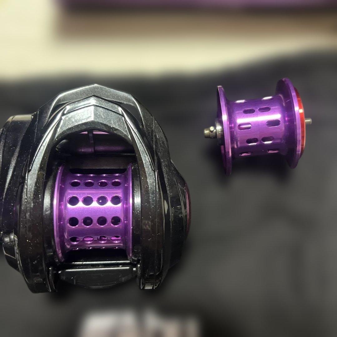 【美品】アブガルシア　REVO EXD SHS-L 社外品ノブ