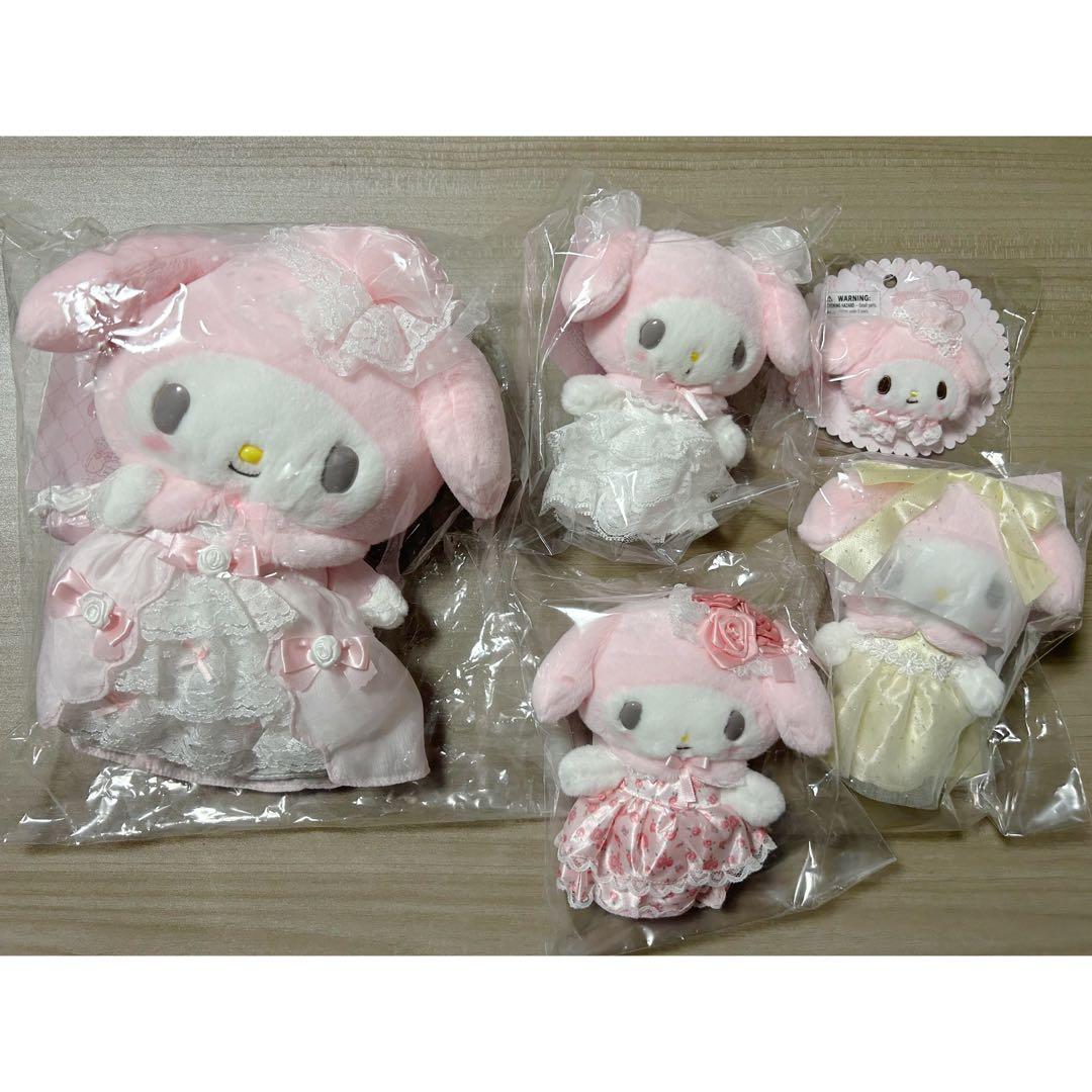 サンリオ レディマイメロディ ぬいぐるみ風ショルダーバッグ マスコットホルダー