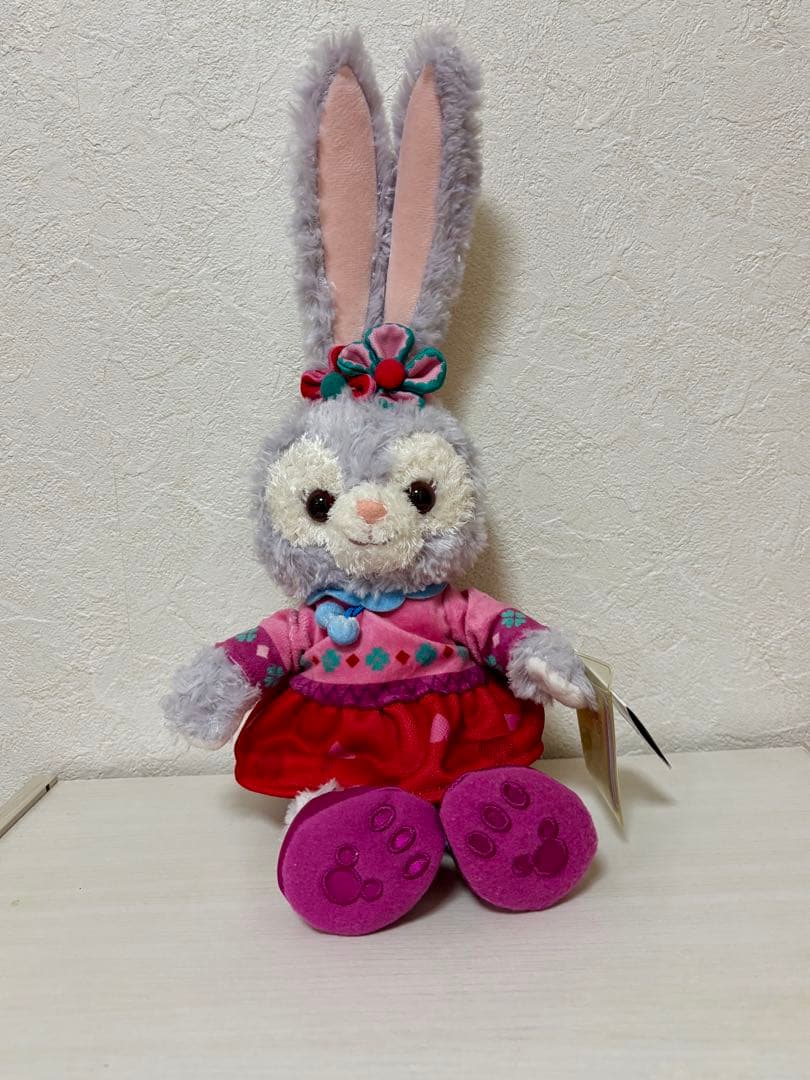 [美品]香港ディズニー　ステラルー　ぬいぐるみ　2018 クリスマス　SSサイズ