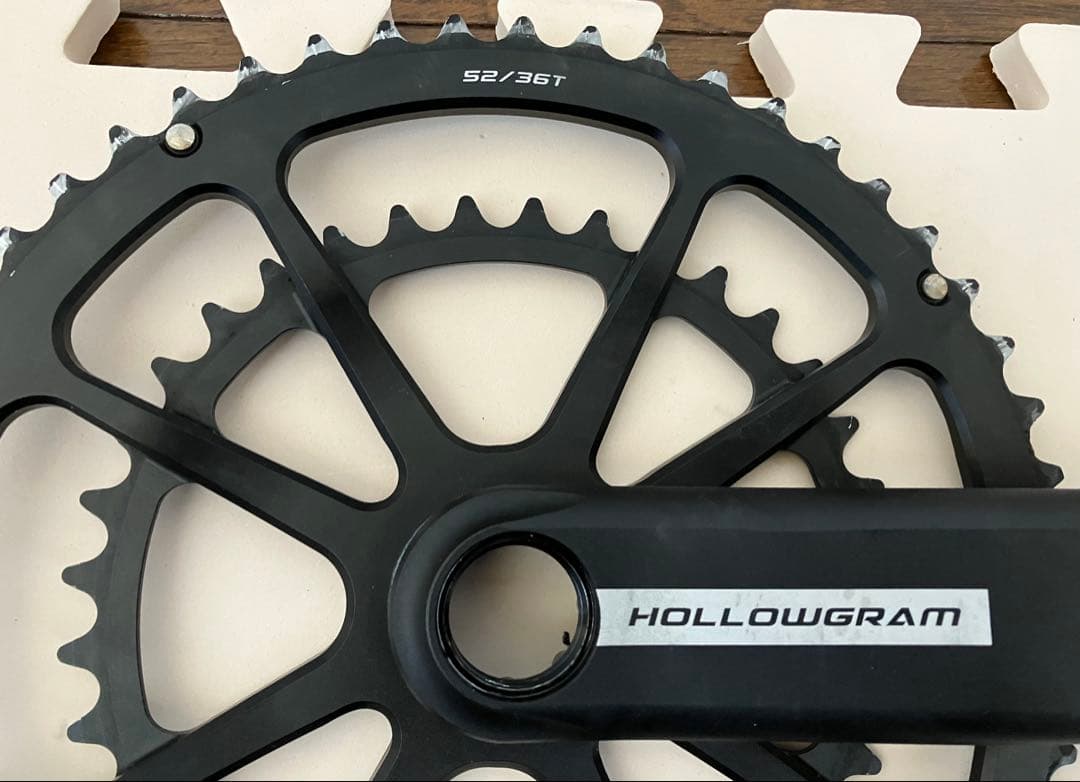 美品★軽量！CANNONDALEホログラム Siクランクセット172.5mm