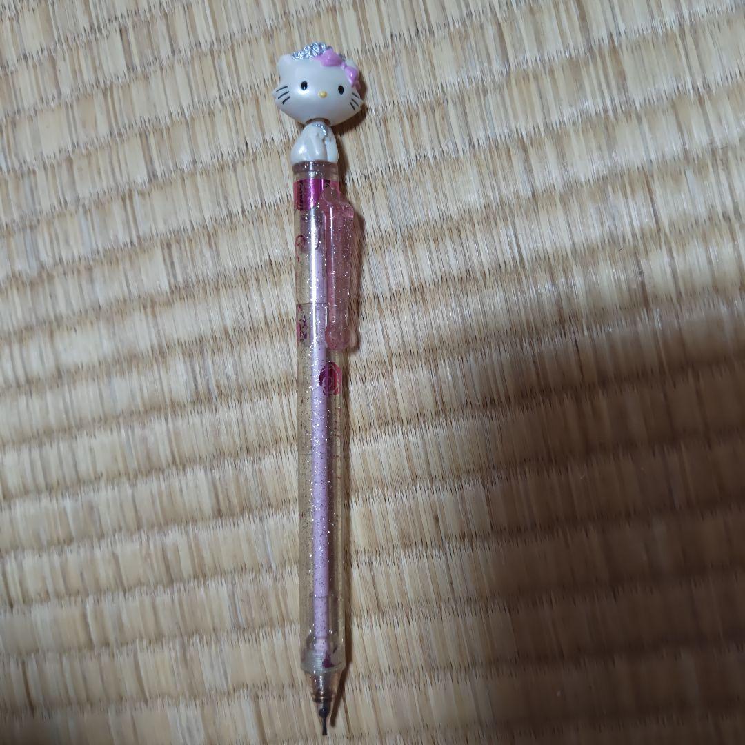 ハローキティ ラメ入りシャープペンシル　1999年　昭和　平成　レトロ　チャーミ