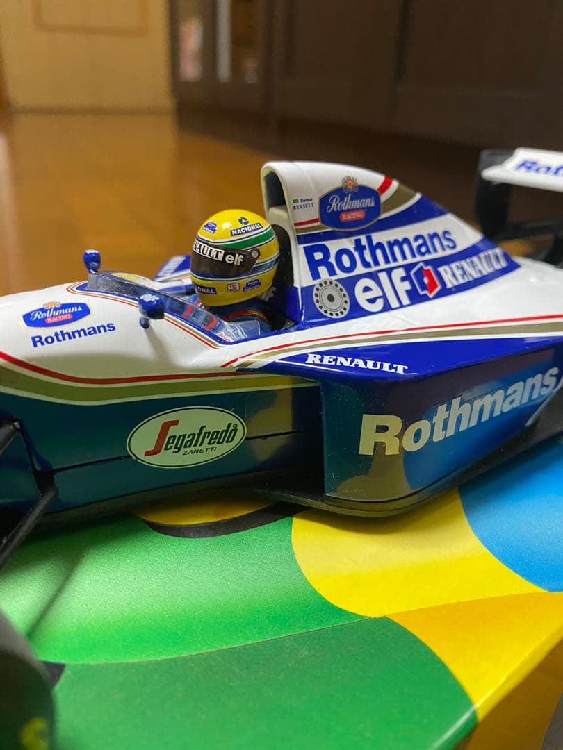 アイルトン・セナ 1/18 マクラーレン MP4/6 ウィリアムズ FW16