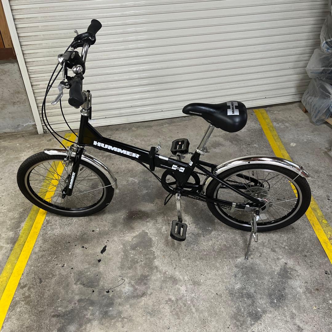 HUMMER 折りたたみ自転車 黒