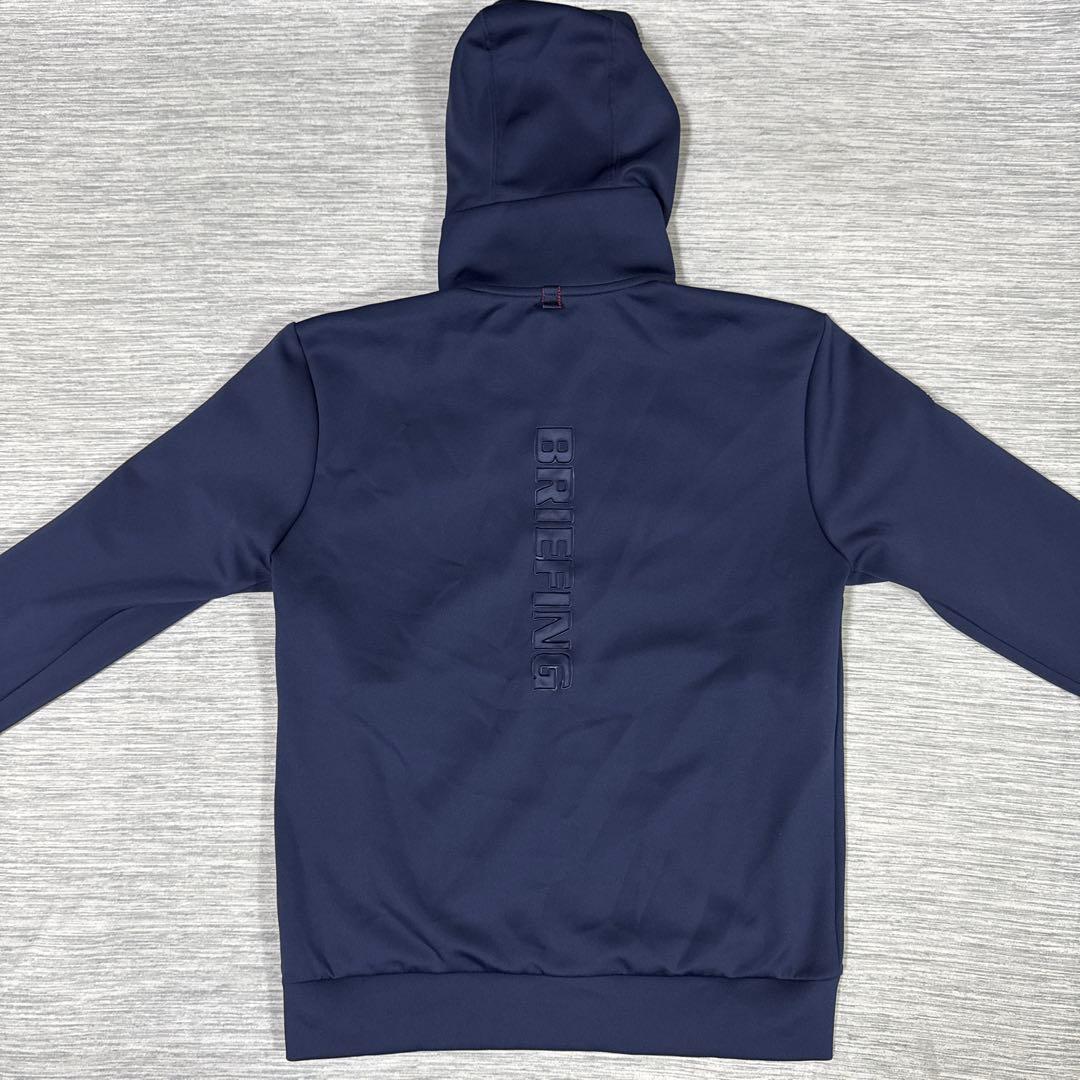 美品　BRIEFING GOLF 3D LOGO ZIP HOODIE