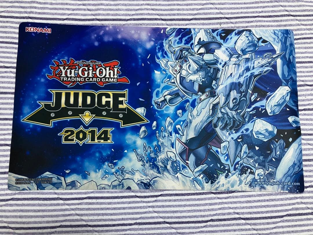遊戯王 プレイマット 凍氷帝メビウス ジャッジ