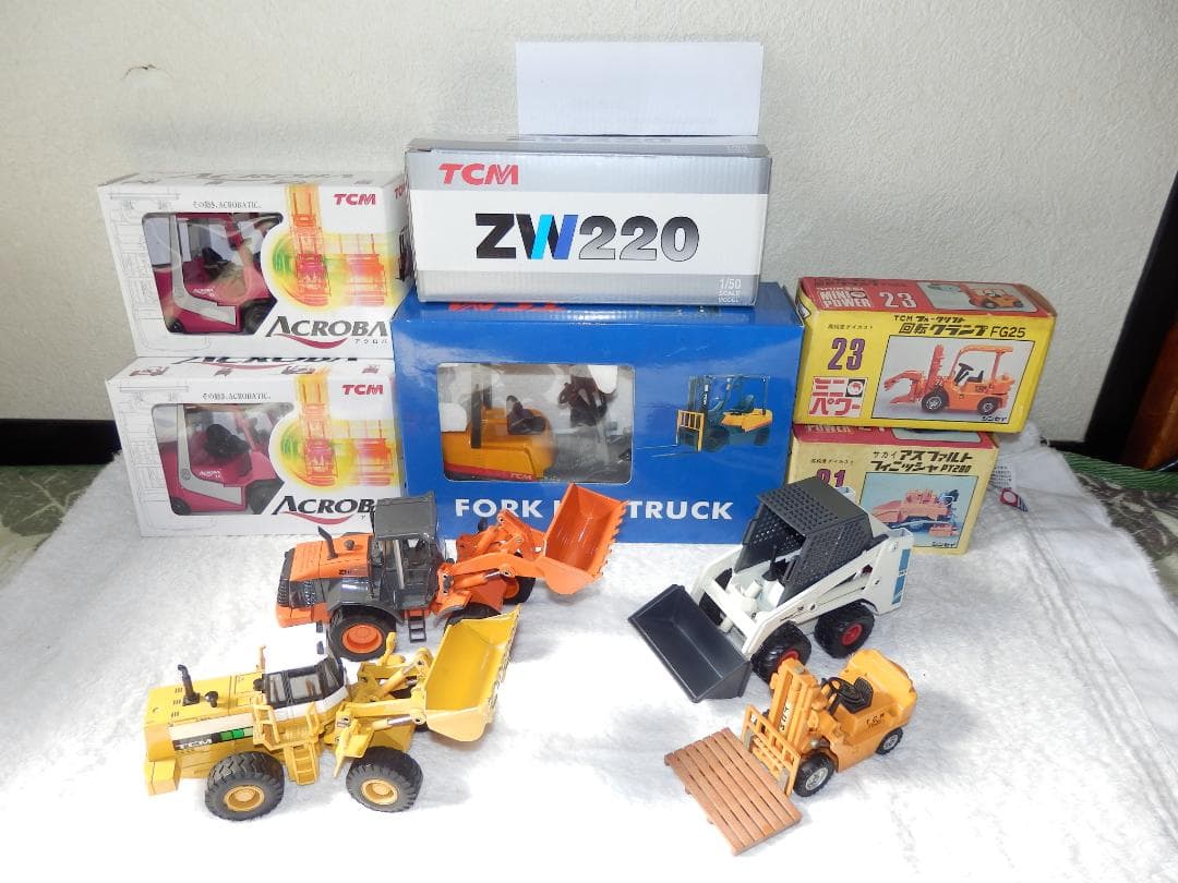 ⭕️非売品❤️当時物★新品❤️働く車セット★TCM★シンセイ★日本製