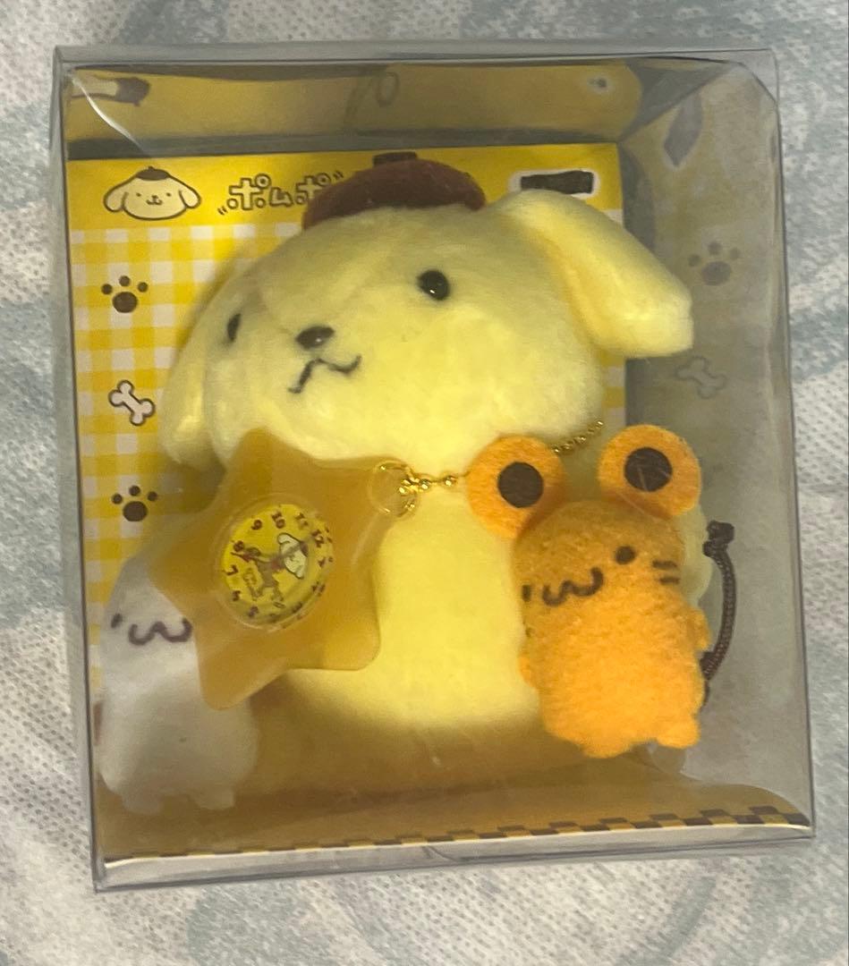 大特価❗️【激レア・箱入り・美品】ポムポムプリン　時計　マスコット