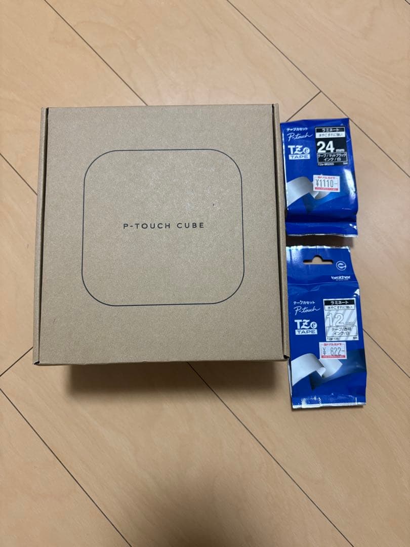 新品未使用P-Touch Cube PT-P710BT TZeテープ2個付き