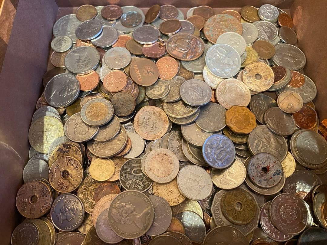 旧貨幣コレクション 色々ごちゃまぜ　おまとめ　2キログラム超え