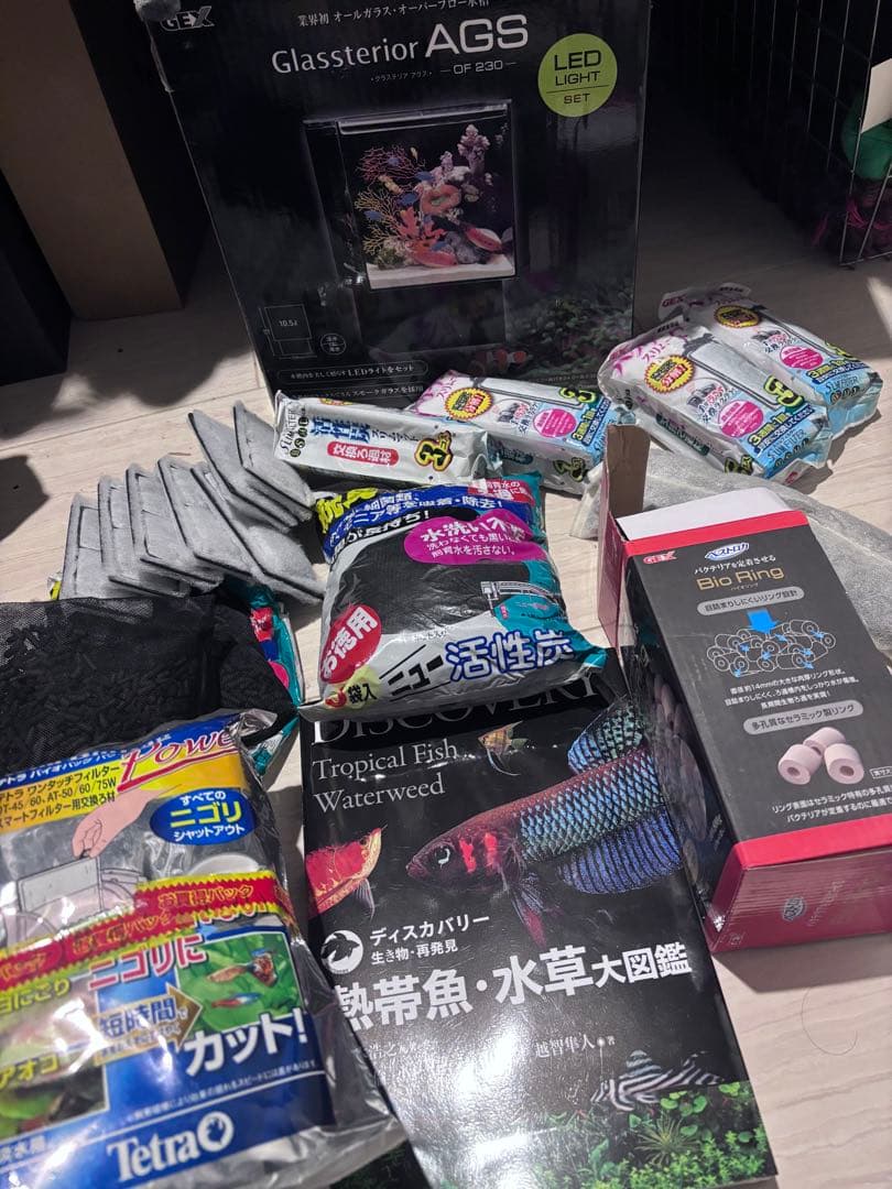 ジェックス グラステリアＡＧＳスライド ＯＦ－２３０　水槽色々セット