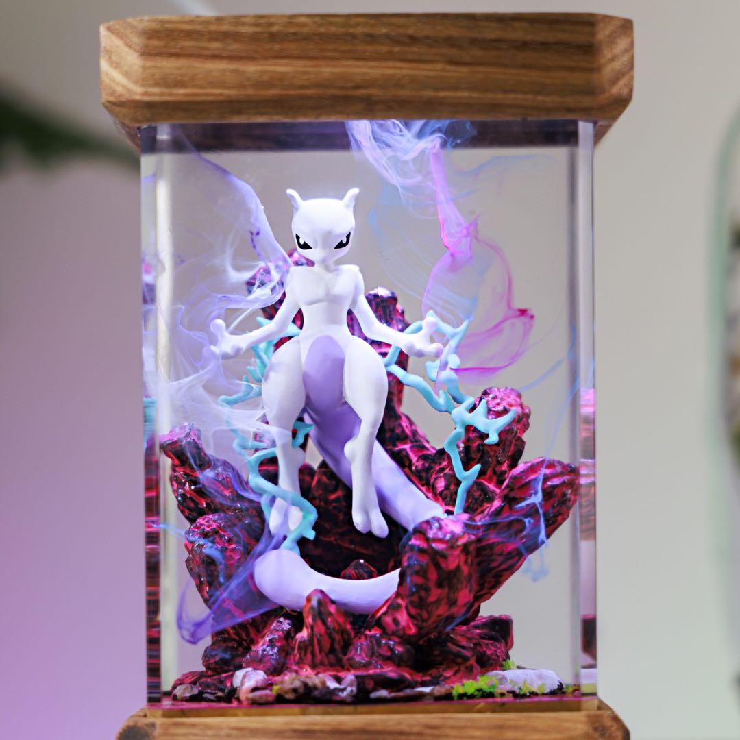 Lサイズ - ミュウツーポケモンのエポキシランプ